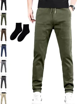 Mencomfy Cargo Pants, Multipants - High Stretch Multi-Pocket Durable Cargo Pants, for Men