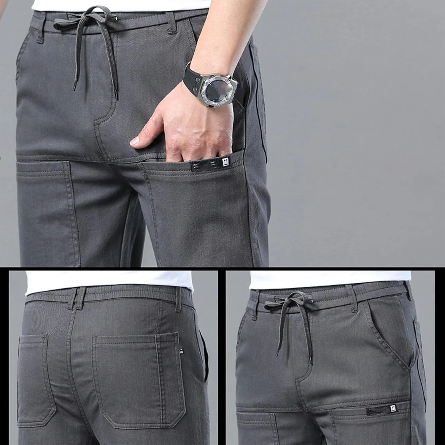 Mencomfy Cargo Pants, Multipants - High Stretch Multi-Pocket Durable Cargo Pants Men's