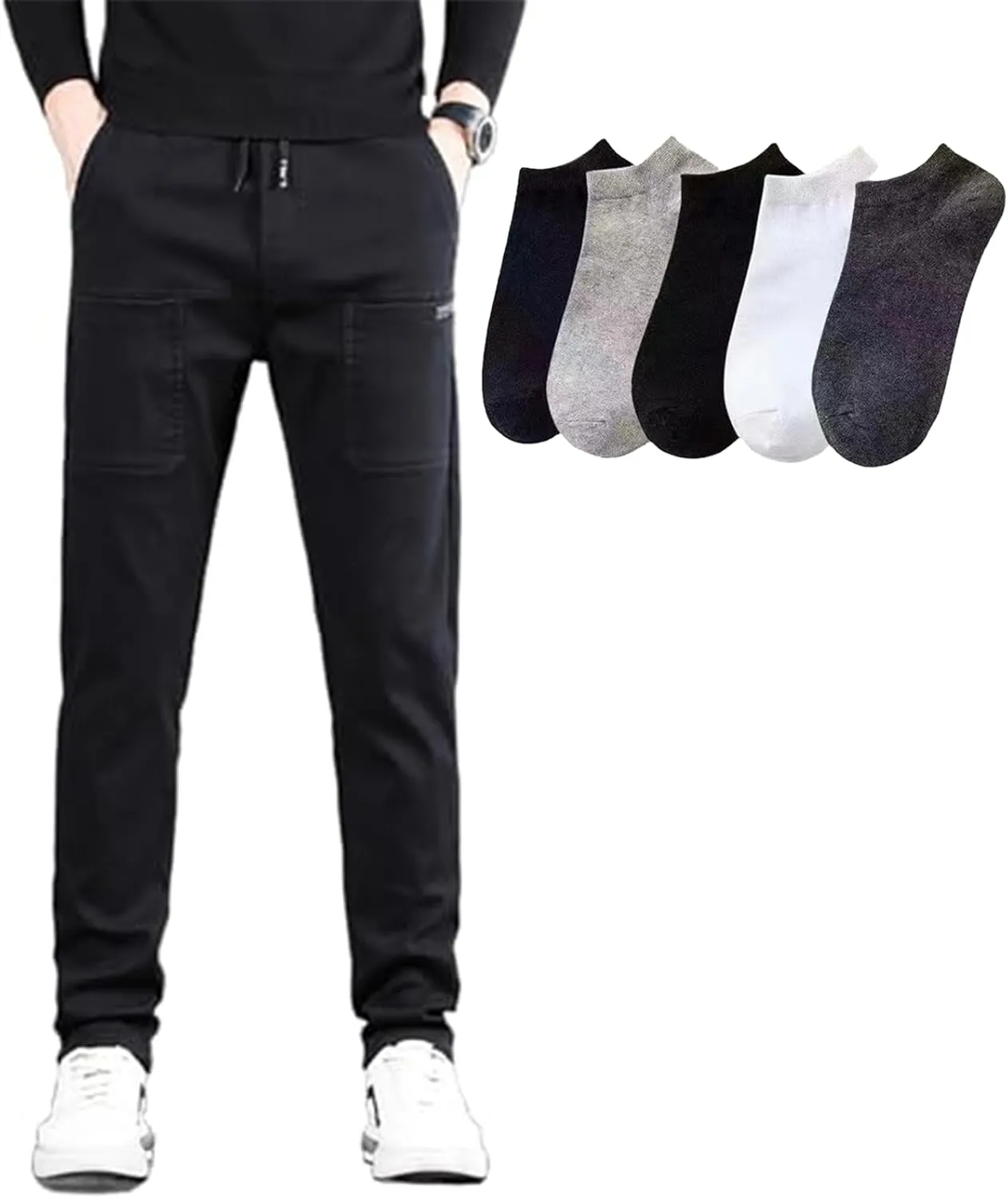 Mencomfy Cargo Pants, Multipants - High Stretch Multi-Pocket Durable Cargo Pants Men's