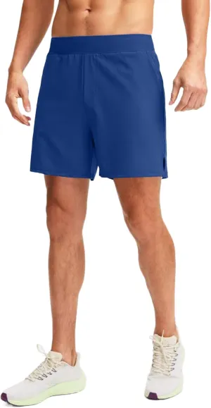Mens Athletic Running Shorts Classic Stretch Waist Drawstring Quick Dry Work Short Pants Outdoor Gym Workout Shorts