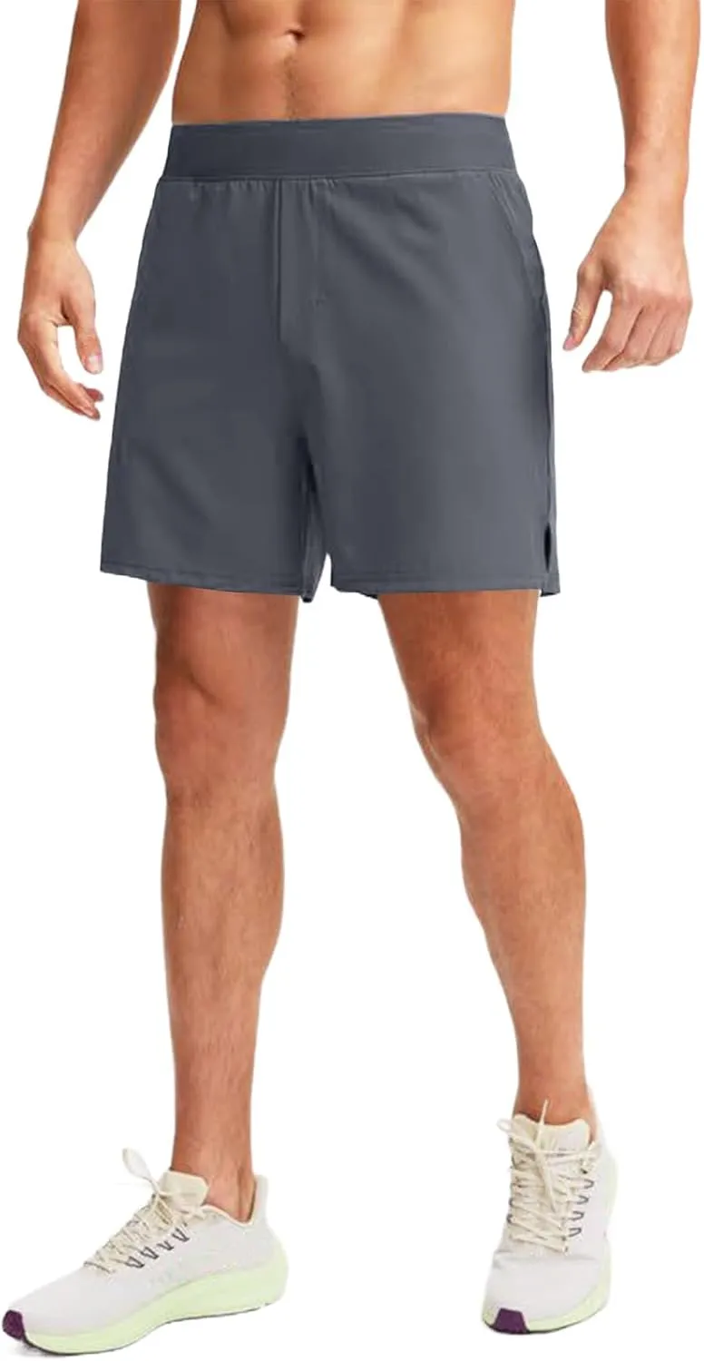Mens Athletic Running Shorts Classic Stretch Waist Drawstring Quick Dry Work Short Pants Outdoor Gym Workout Shorts