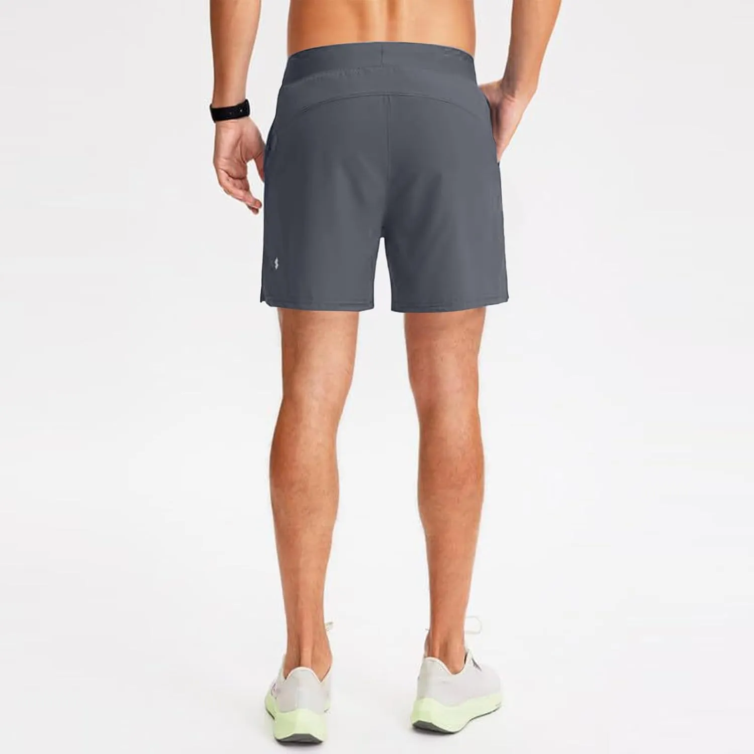 Mens Athletic Running Shorts Classic Stretch Waist Drawstring Quick Dry Work Short Pants Outdoor Gym Workout Shorts