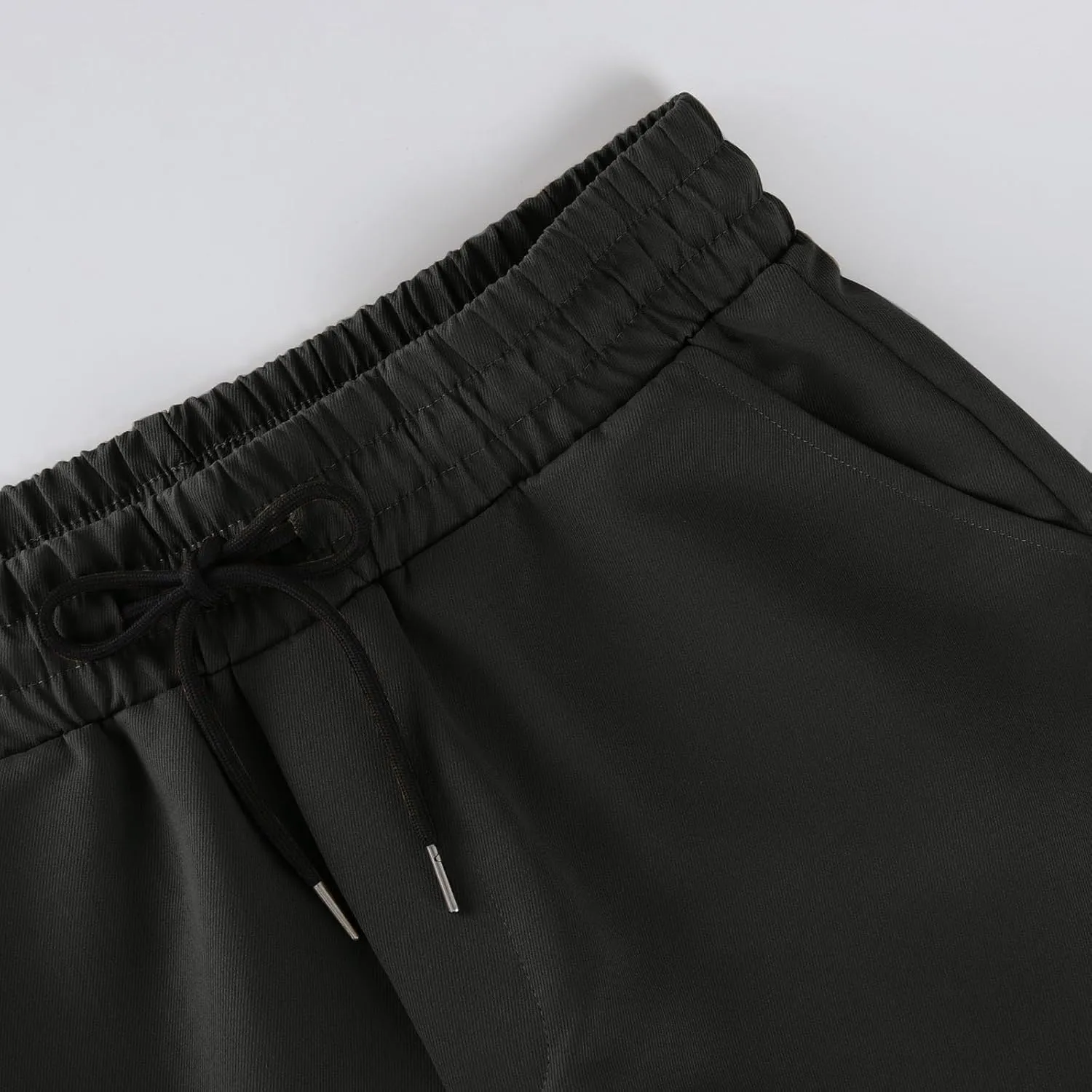 Mens Cargo Joggers Slim Fit Drawstring Waist Hiking Pants Lightweight Outdoor Tapered Leg Joggers with Pockets
