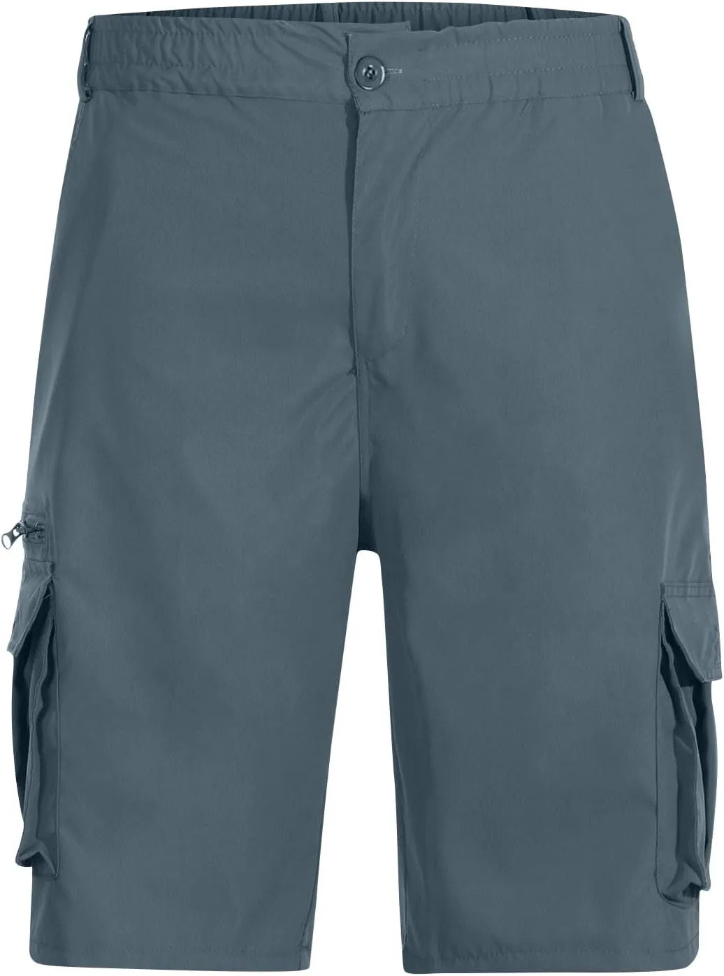 Mens Cargo Shorts Drawstring Elastic Waist Cargo Shorts Casual Loose Fit Lightweight Multi-Pockets Cargo Pants 2024