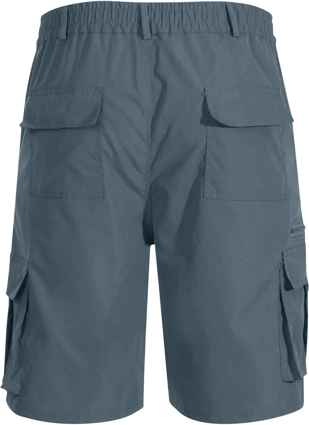 Mens Cargo Shorts Drawstring Elastic Waist Cargo Shorts Casual Loose Fit Lightweight Multi-Pockets Cargo Pants 2024