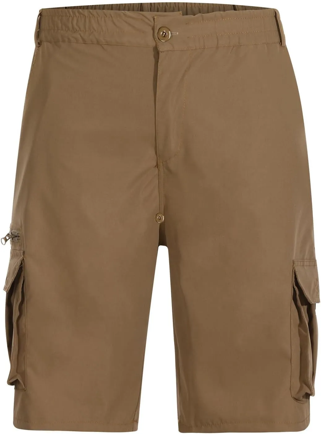 Mens Cargo Shorts Drawstring Elastic Waist Cargo Shorts Casual Loose Fit Lightweight Multi-Pockets Cargo Pants 2024