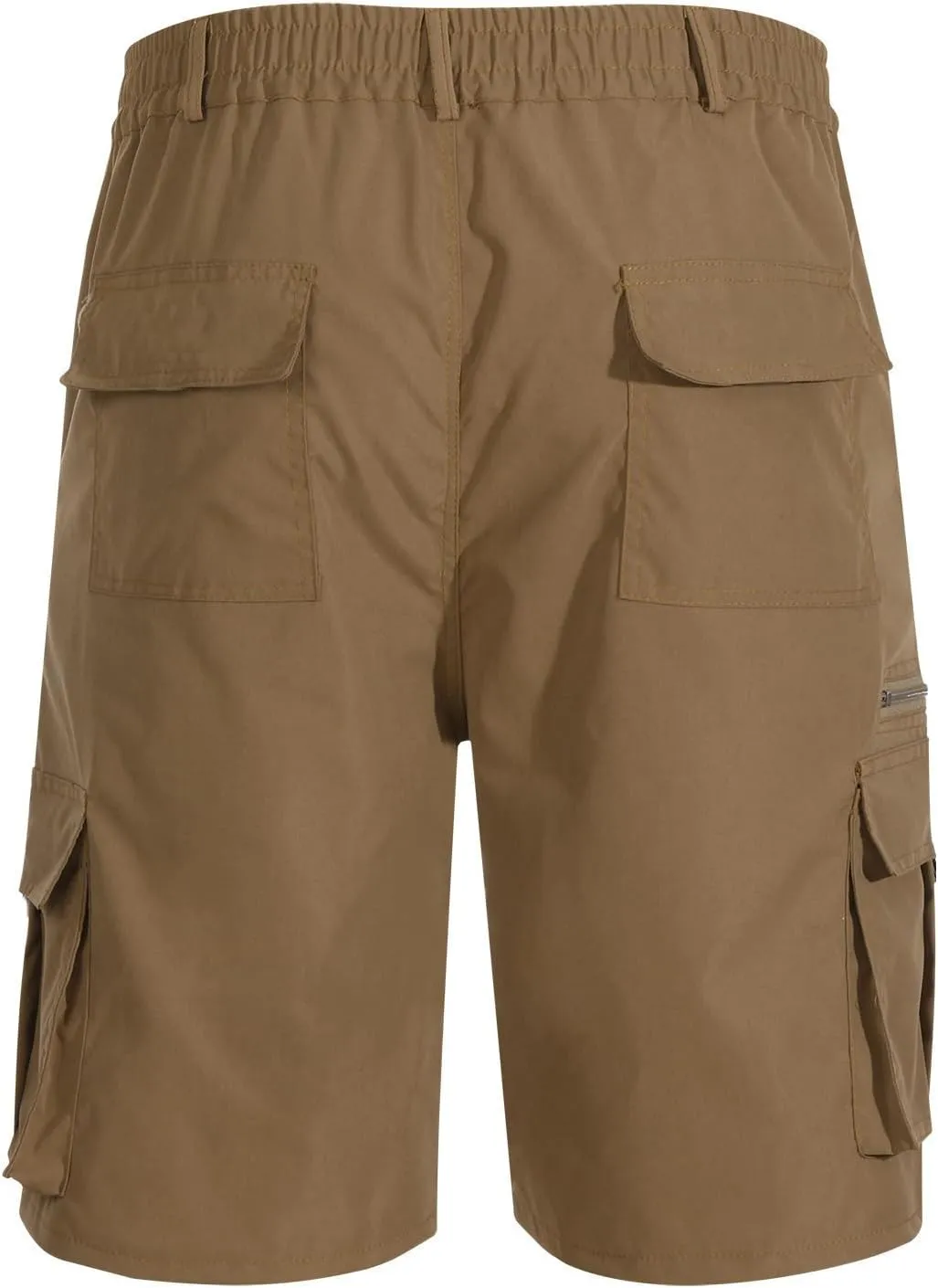 Mens Cargo Shorts Drawstring Elastic Waist Cargo Shorts Casual Loose Fit Lightweight Multi-Pockets Cargo Pants 2024