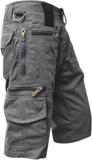 Mens Cargo Shorts with Multi Pockets Tactical Military Utility Shorts Lightweight Quick Dry Outdoor Hiking Shorts