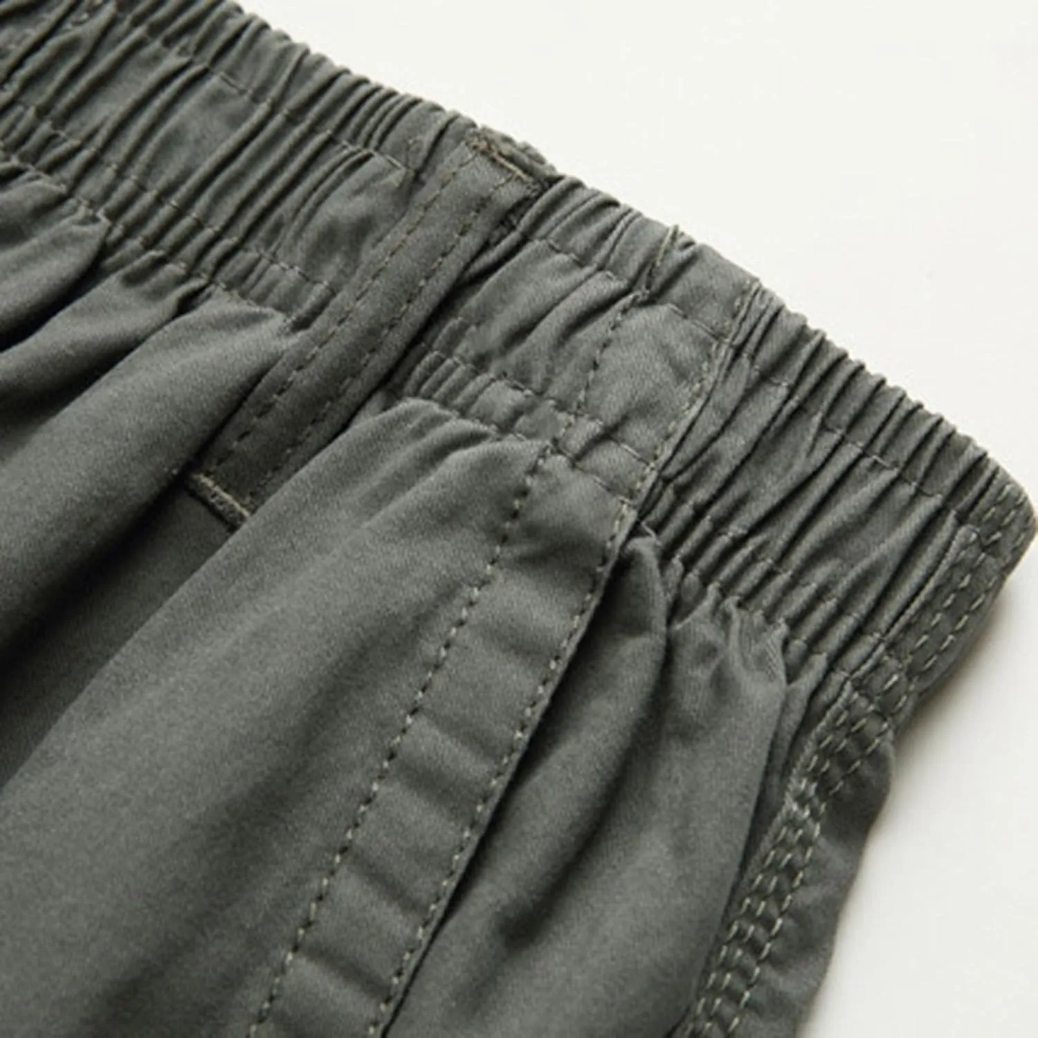 Men's Carpenter Denim Shorts Summer Classic Multiple Pocket Design Cargo Hiking Shorts with Durable Triple-Stitch Hem