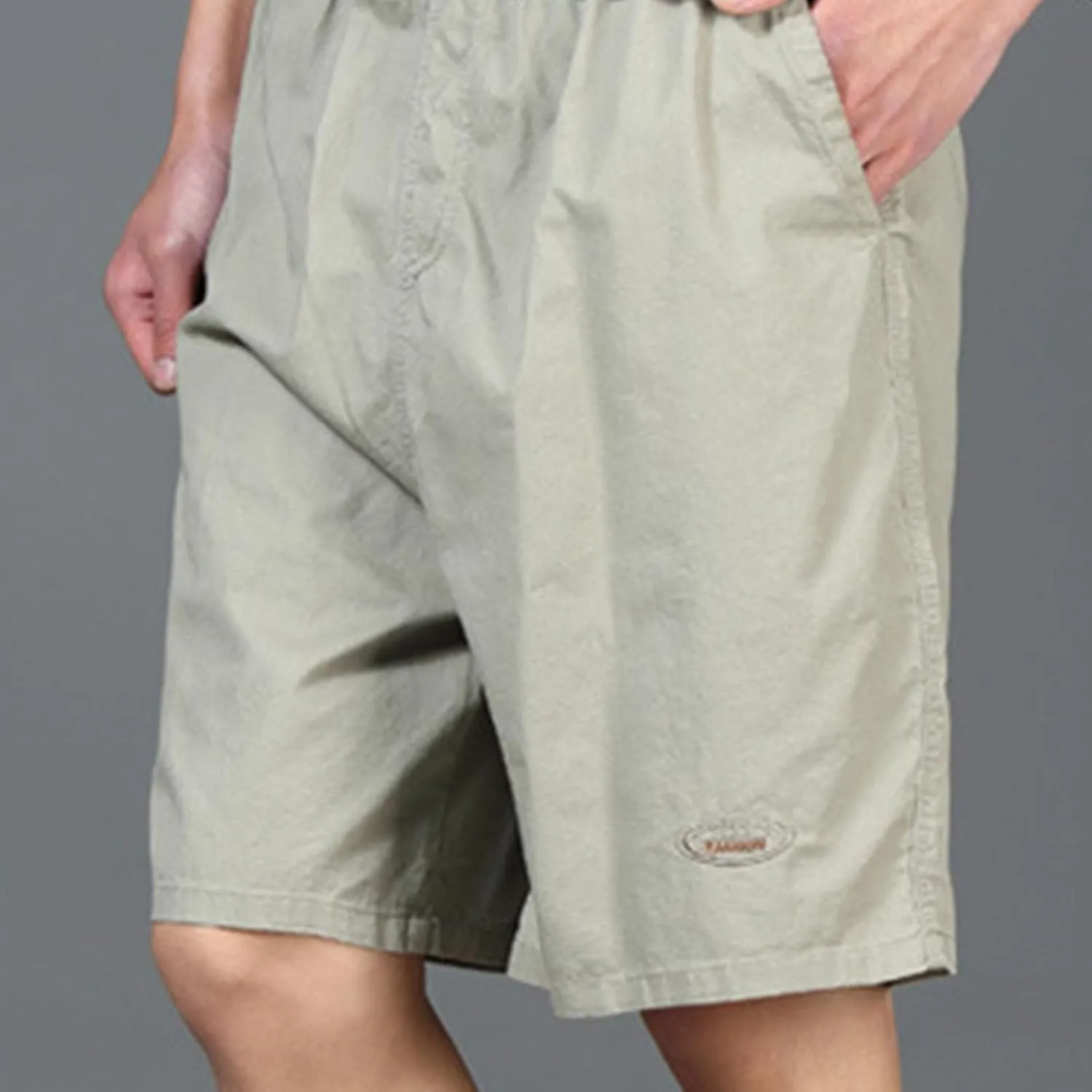 Men's Carpenter Denim Shorts Summer Classic Multiple Pocket Design Cargo Hiking Shorts with Durable Triple-Stitch Hem
