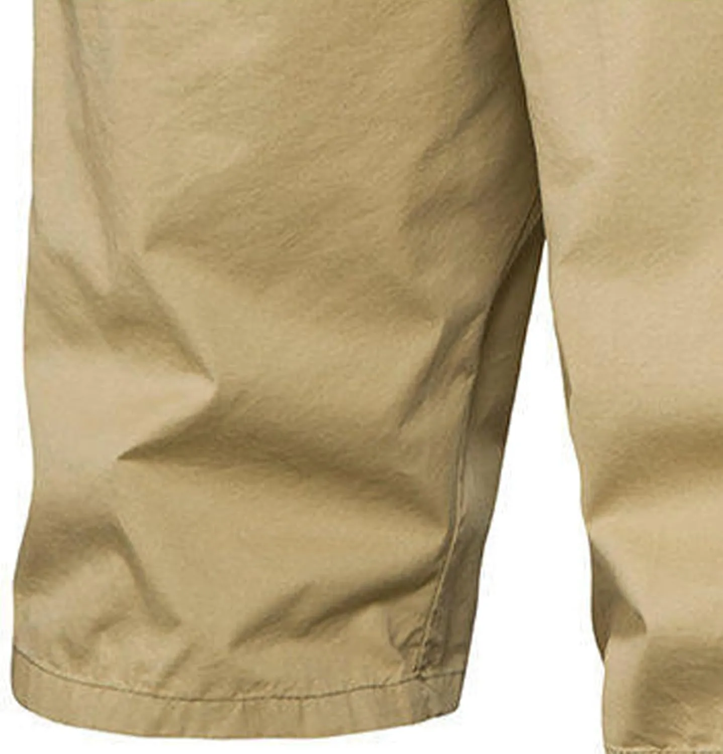 Mens Chino Shorts Casual Drawstring Elastic Waist Plus Size Loose Short Pants with Multiple Pockets Flowy Shorts