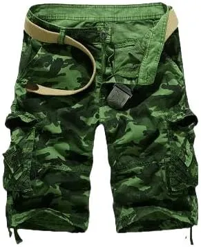 Men's Cool Summer Military Camo Loose Cargo Shorts
