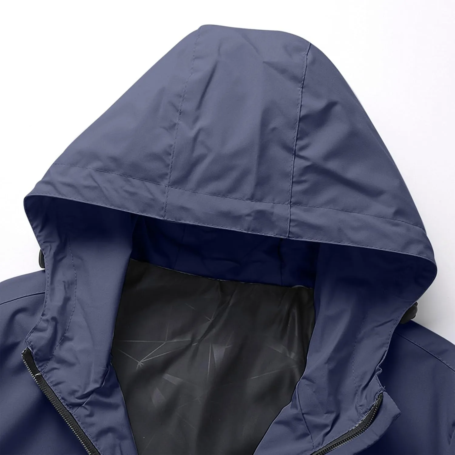 Mens Lightweight Softshell Jacket Windproof Water Resistant Hooded Hiking Travel Outwear Full Zip Windbreaker Jackets