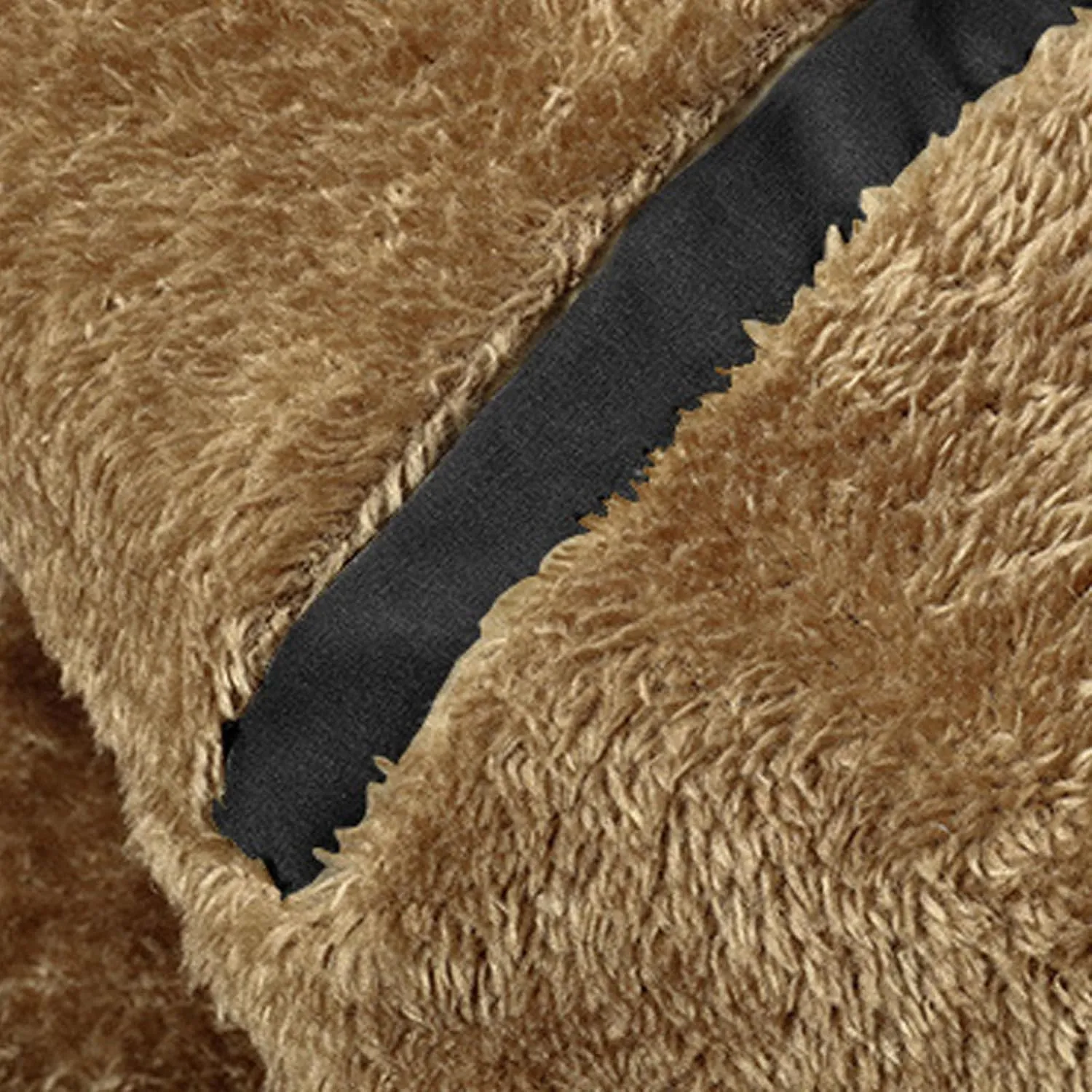 Men's Parka Jacket with Fur Hood, Sherpa Lined Winter Warm Down Coats Outdoor Windproof Waterproof Outerwear
