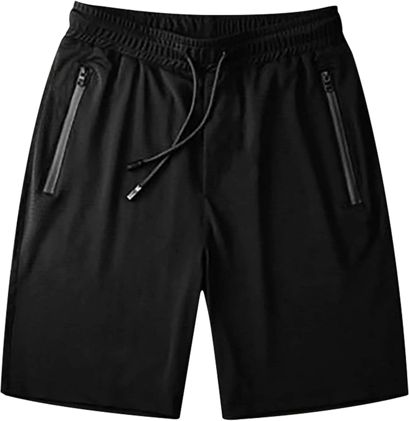 Mens Running Shorts Summer Casual Cooling Ice Silk Sweat-Shorts Drawstring Waist Workout Short with Pockets