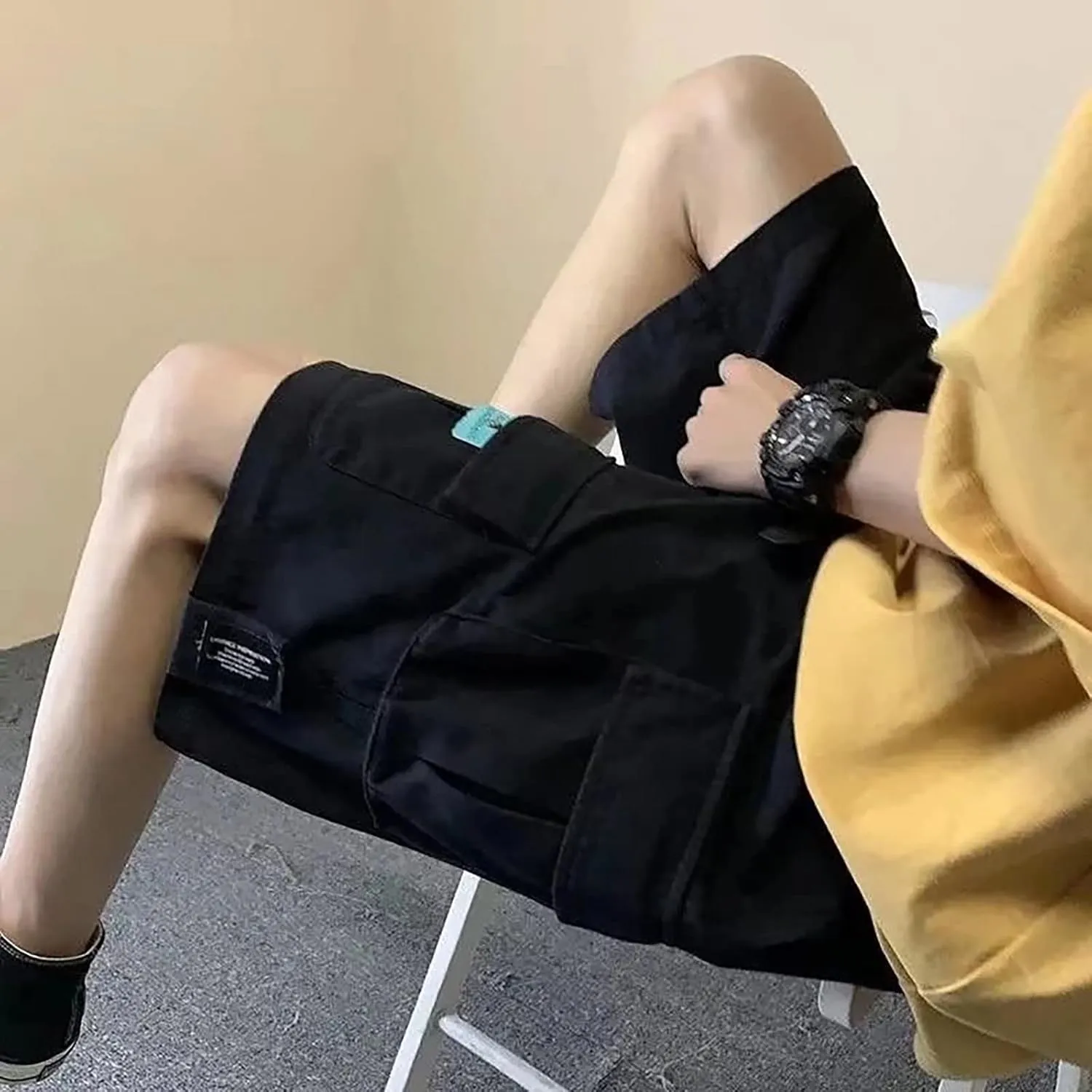 Mens Shorts Athletic with Pockets Men's Hiking Cargo Short Quick Dry Stretch Outdoor Camping Tactical Short Pants