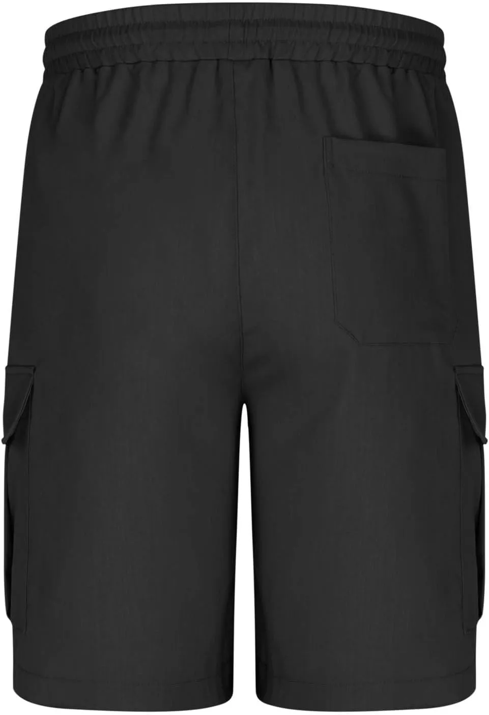Mens Shorts Cargo Elastic Waist Casual Outdoor Fishing Hiking Summer Beach Shorts with Multi Pockets