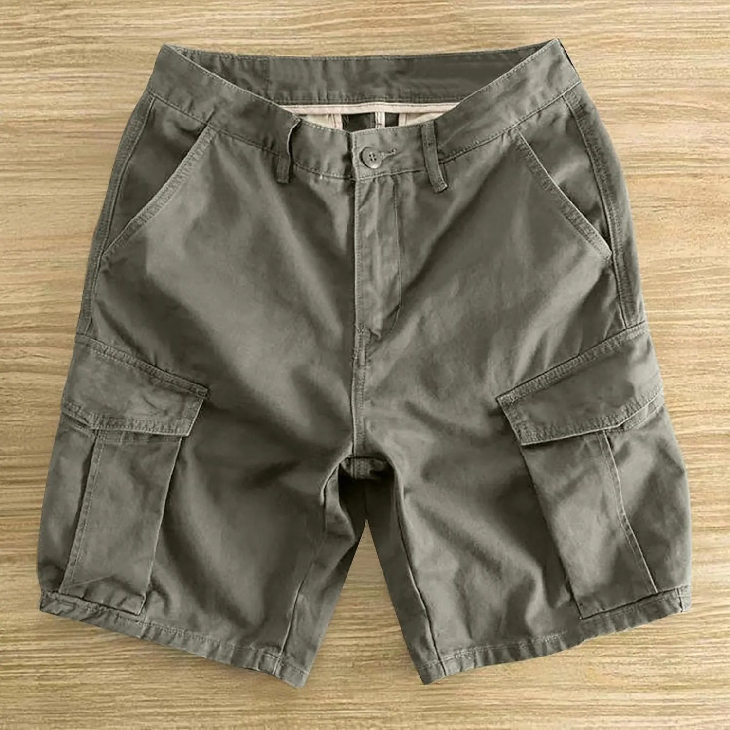 Men's Summer Casual Shorts, 5 Inch Inseam Cargo-Shorts, Short Pants for Golf, Athletics, Running, Fishing, and Hiking