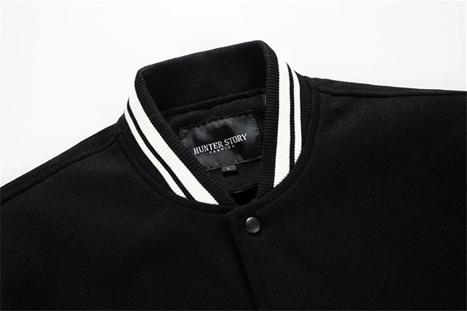 Mens Varsity Jackets Faux Leather Long Sleeve Bomber Jacket Vintage Sweatshirt Casual Streetwear Button Coats