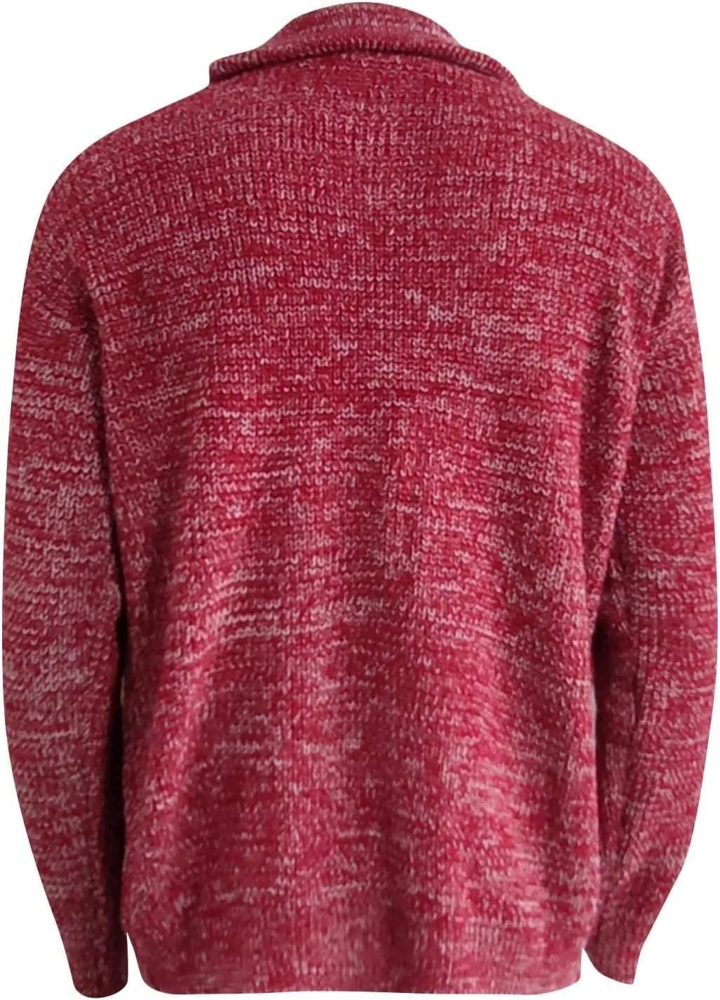 Men's Winter Coat Cardigan Sweaters Knitted Regular Fit Jacket Fleece Lined Warm Coat With Pockets, XXL-5XL