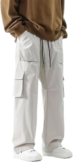 Multi-Pocket Cargo Men Pants Climbing Trousers Loose Casual Hip Hop Streetwear Oversize Sweatpants