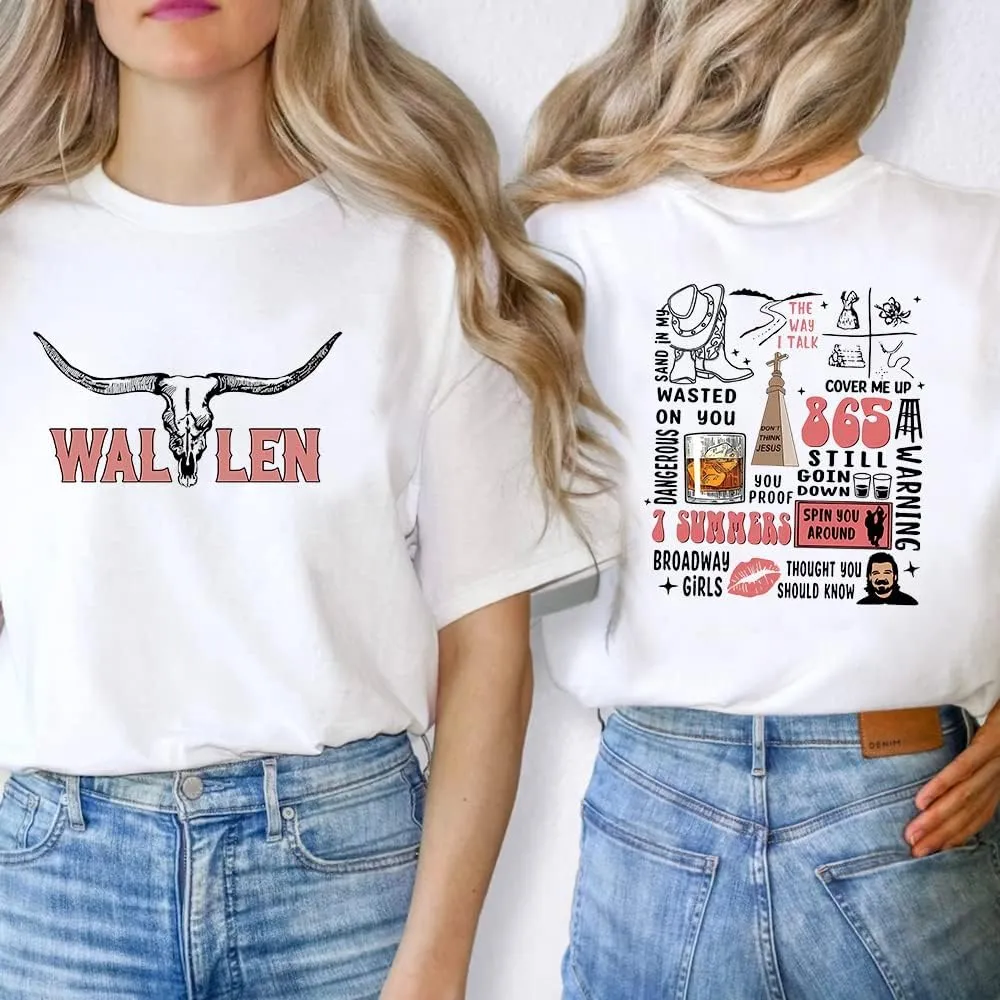 Music Lover Shirt T Shirts Country Vintage Graphic Tees Fan Short Sleeves 1PC Tops