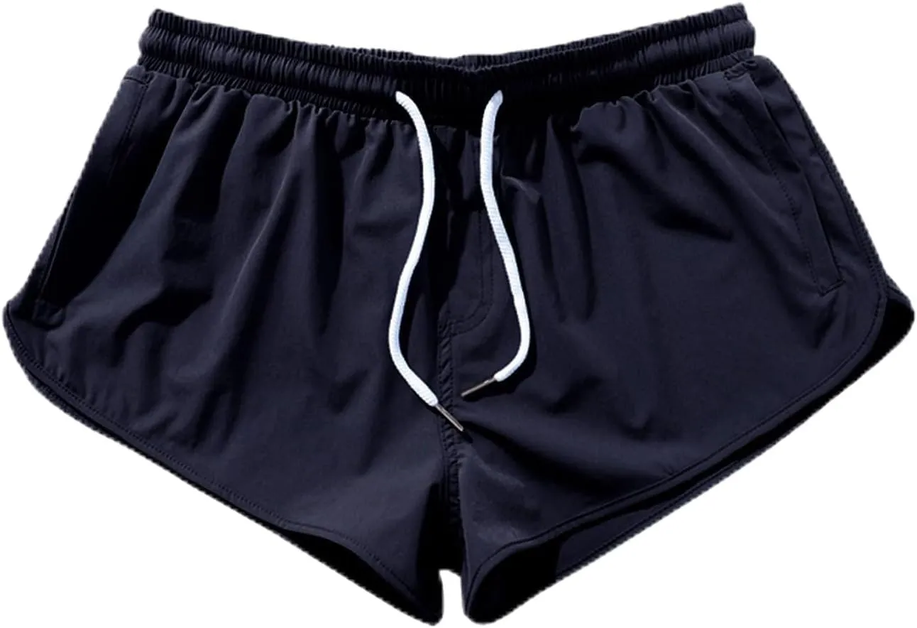 Running Shorts for Men Gym Athletic Workout Shorts Quick Dry 3 Inch Inseam Sweat Shorts with Pockets