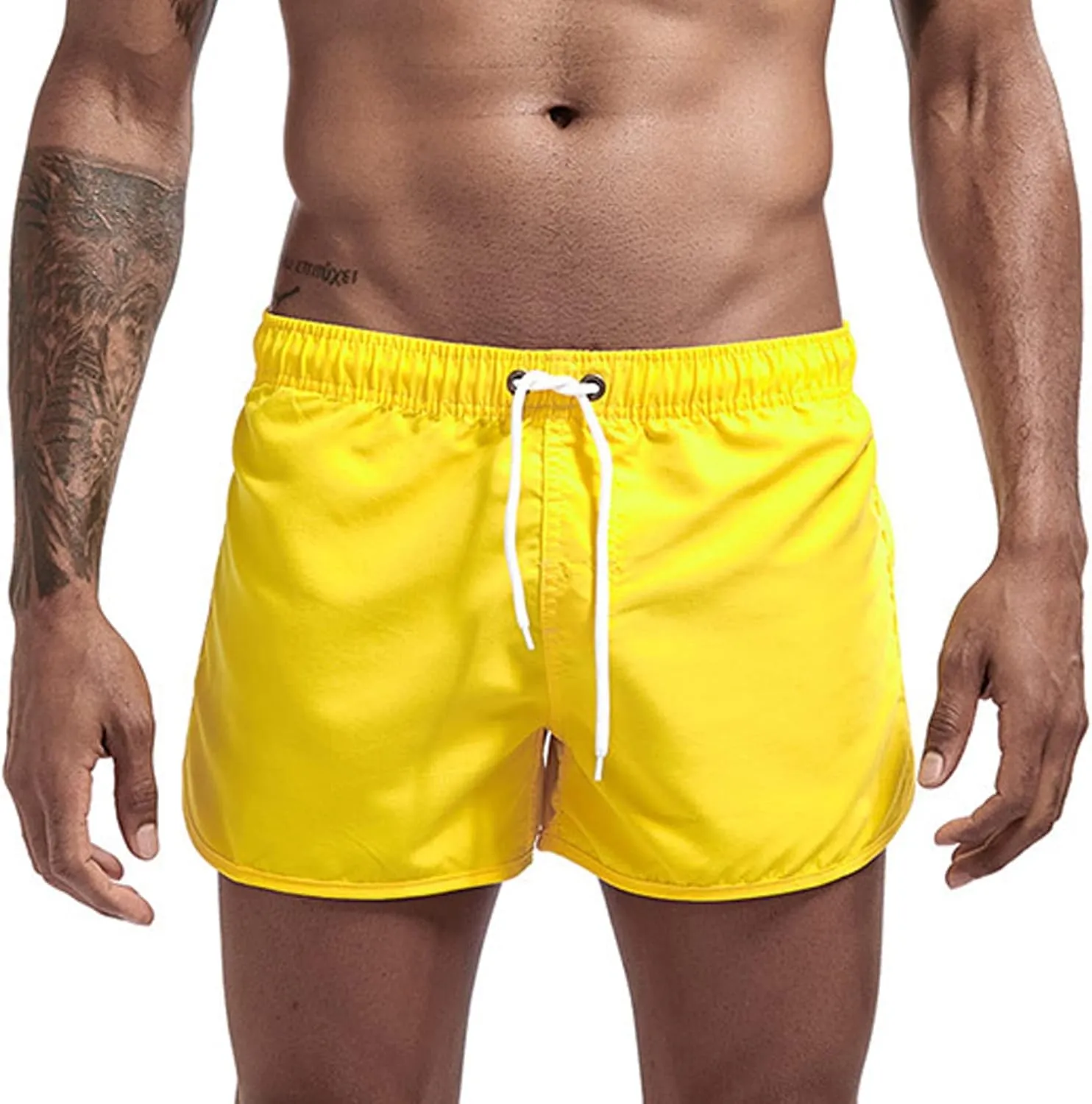 sandbank Men's 4" Running Shorts Lightweight Quick Dry Workout Shorts Athletic Gym Jogger Sweat Shorts with Pockets