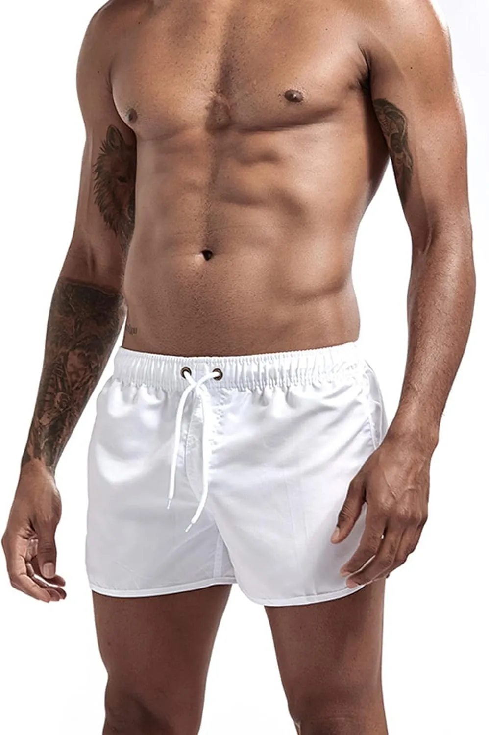 sandbank Men's 4" Running Shorts Lightweight Quick Dry Workout Shorts Athletic Gym Jogger Sweat Shorts with Pockets