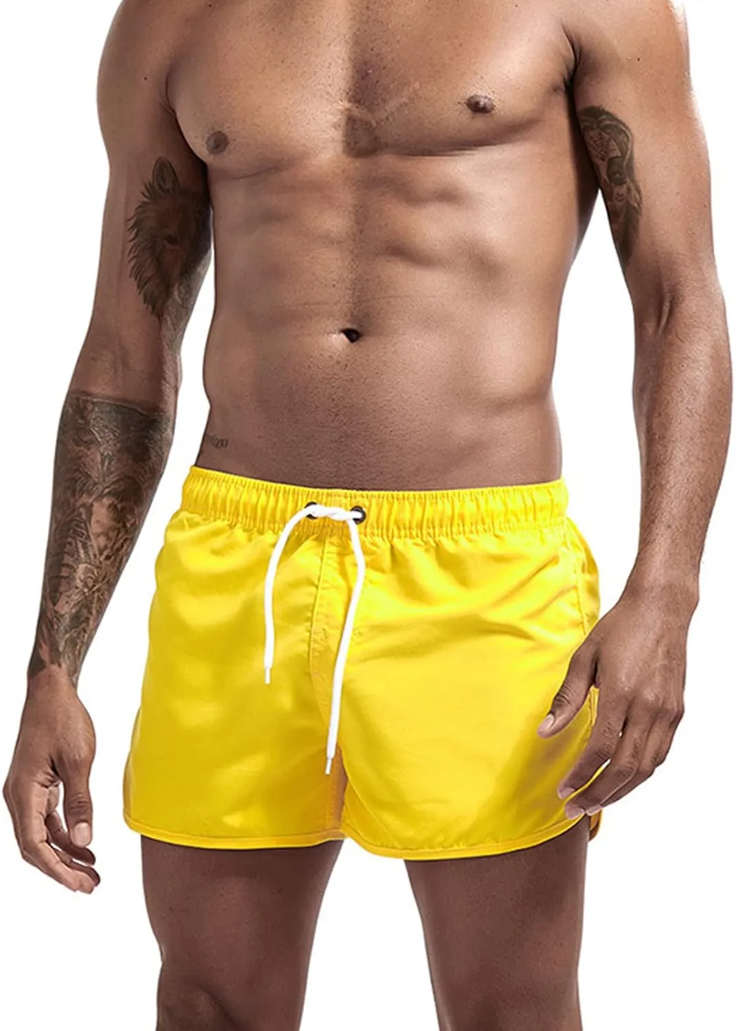sandbank Men's 4" Running Shorts Lightweight Quick Dry Workout Shorts Athletic Gym Jogger Sweat Shorts with Pockets