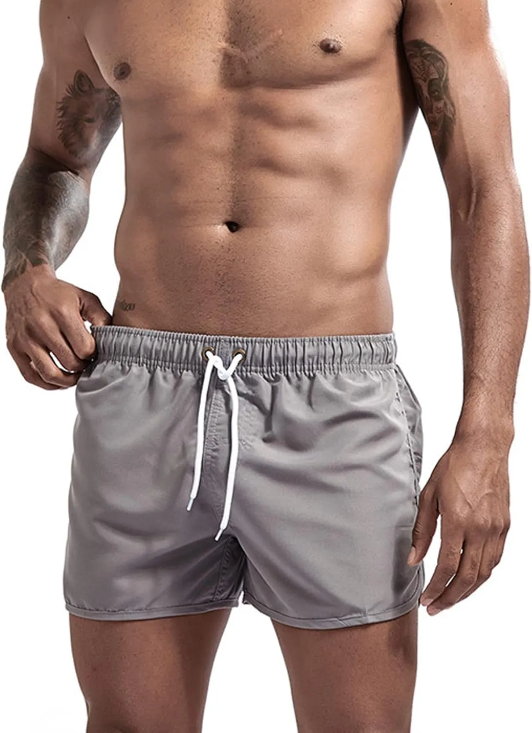 sandbank Men's 4" Running Shorts Lightweight Quick Dry Workout Shorts Athletic Gym Jogger Sweat Shorts with Pockets