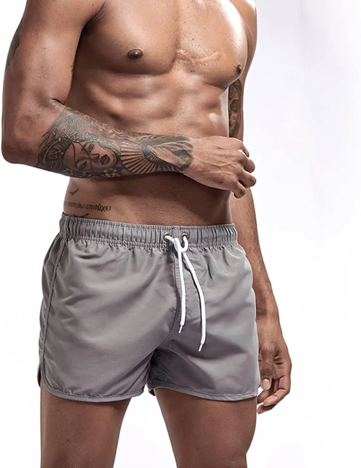 sandbank Men's 4" Running Shorts Lightweight Quick Dry Workout Shorts Athletic Gym Jogger Sweat Shorts with Pockets
