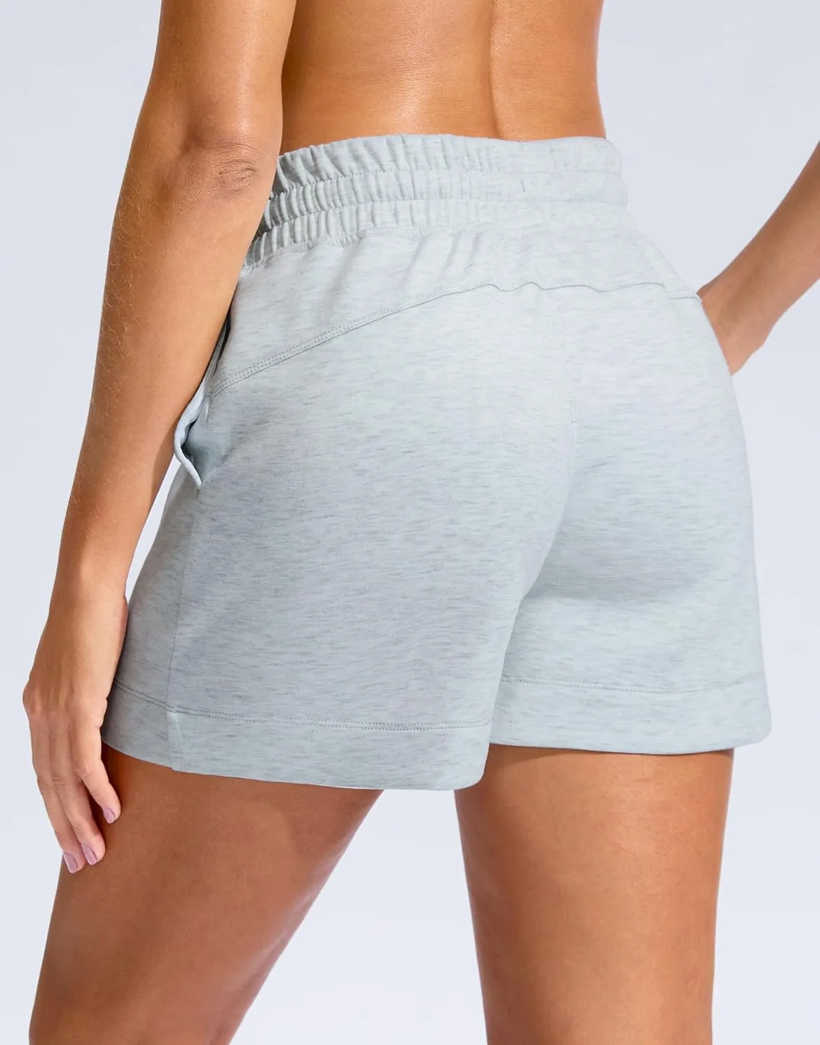 Soothfeel Women's Sweat Shorts High Waisted Drawstring 3" Athletic Workout Gym Summer Comfy Soft Lounge Casual Shorts