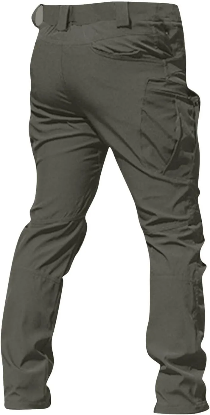 Tactical Pants for Men Ripstop Resistant Waterproof Classic Cargo Pants Outdoor Multi Pocket Fishing Work Hiking Pant