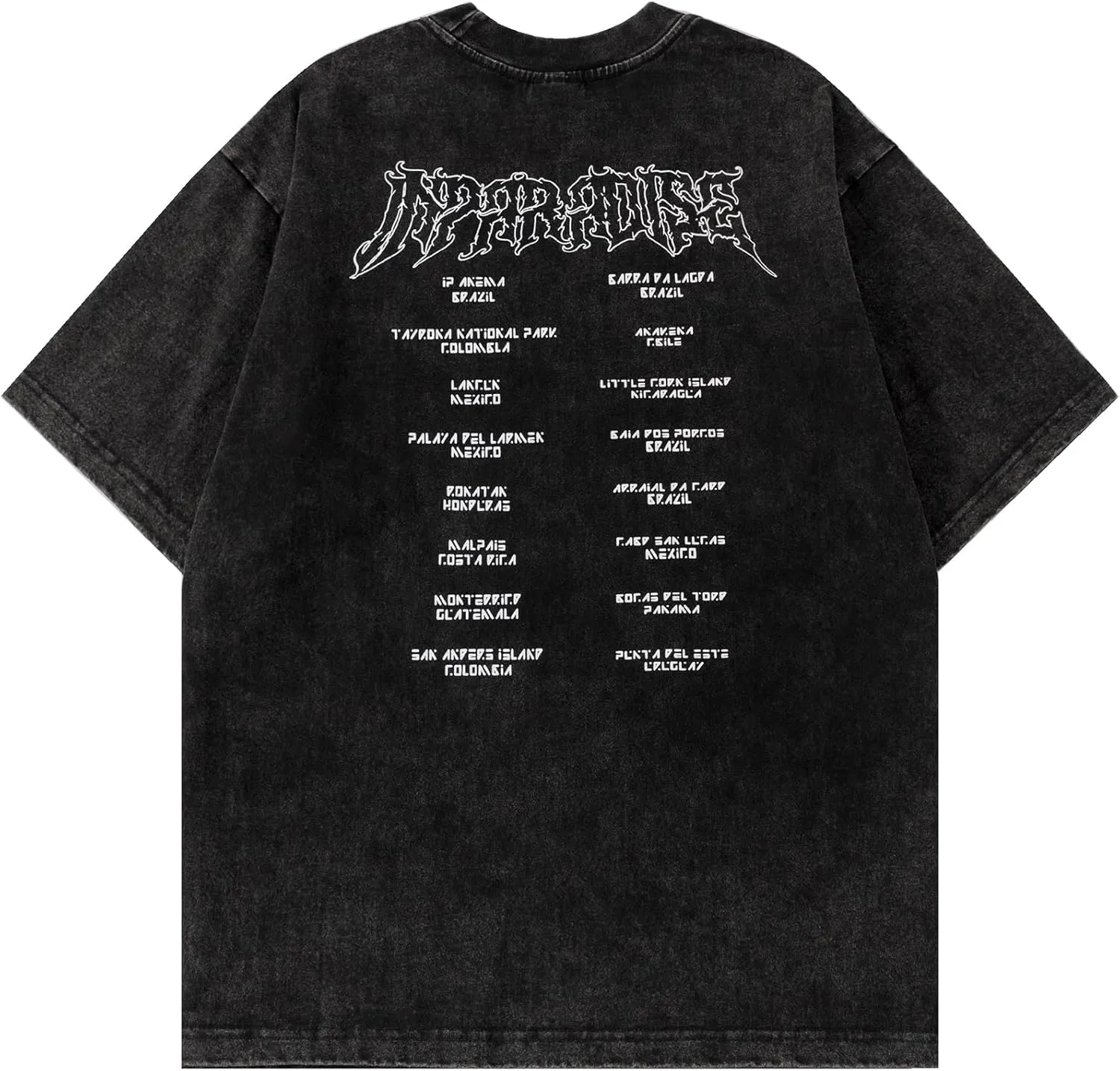 Vamtac Mens T-Shirts Sunset Graffiti Print Tee Oversized Acid Wash Tshirt Vintage Graphic Tees Y2K Summer Tops Unisex