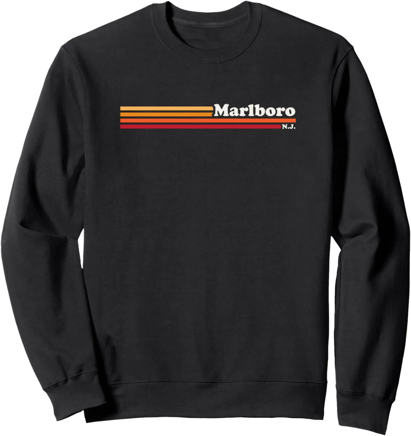 Vintage 1980s Graphic Style Marlboro New Jersey Sweatshirt