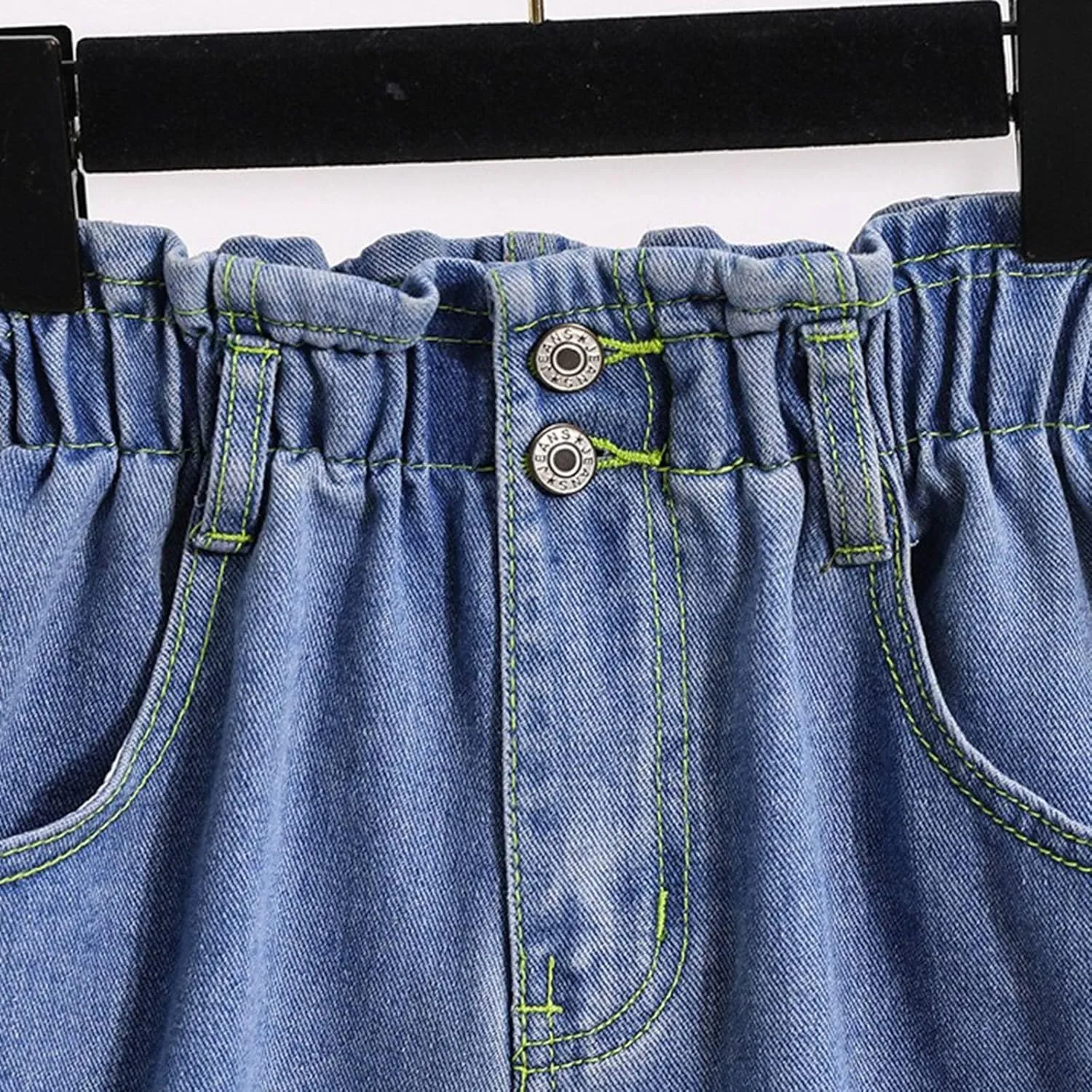 Wide Leg Denim Shorts for Women Stretchy High Waisted Loose Casual Bermuda Jeans Shorts Straigh Realxed Slim Fit Summer Jorts