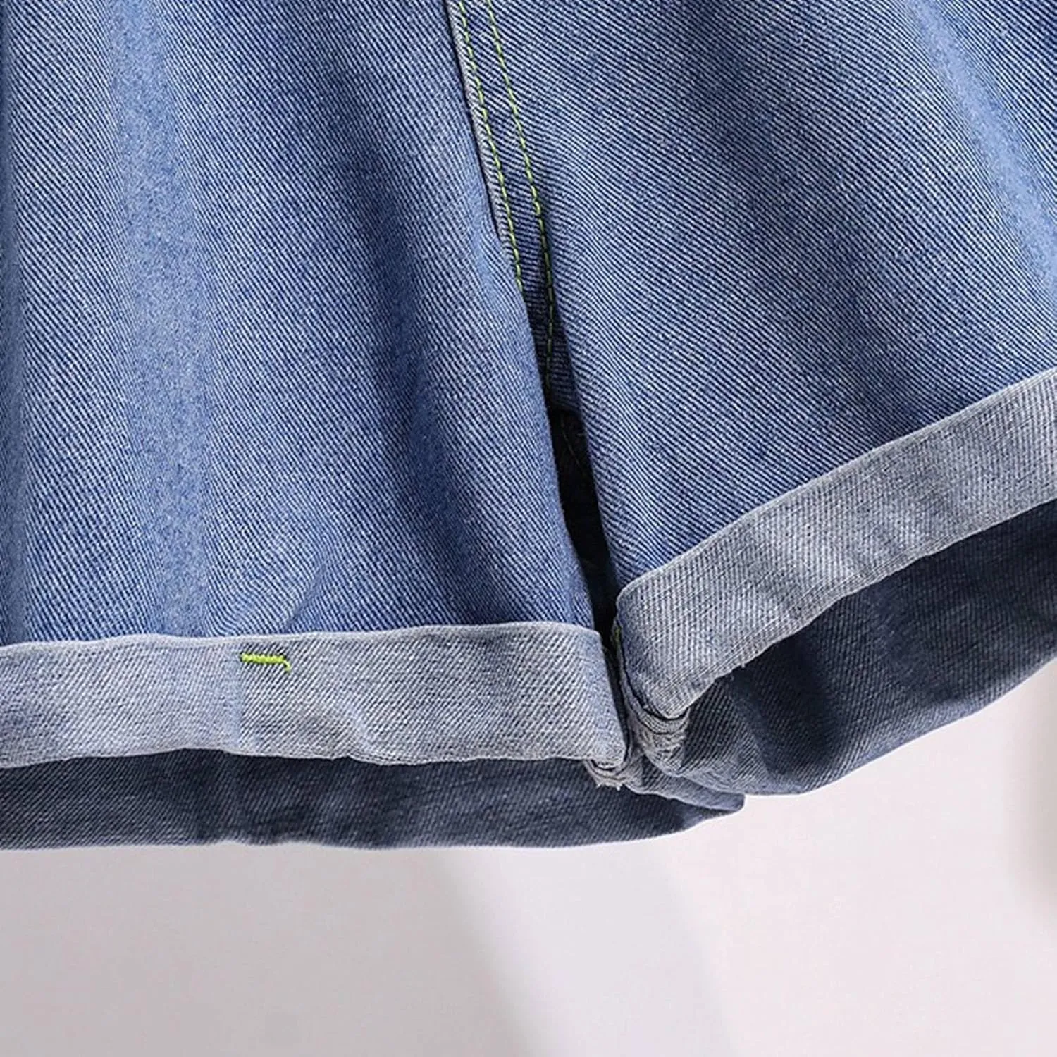 Wide Leg Denim Shorts for Women Stretchy High Waisted Loose Casual Bermuda Jeans Shorts Straigh Realxed Slim Fit Summer Jorts