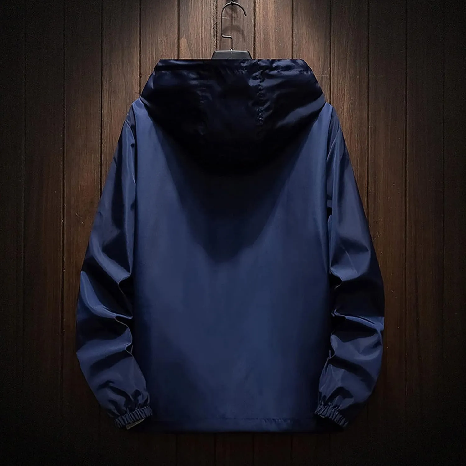 Windbreaker Jackets For Men Stylish Lightweight Long Sleeve Spring Fall Casual Zipper Waterproof Coats Mountain,M-7XL