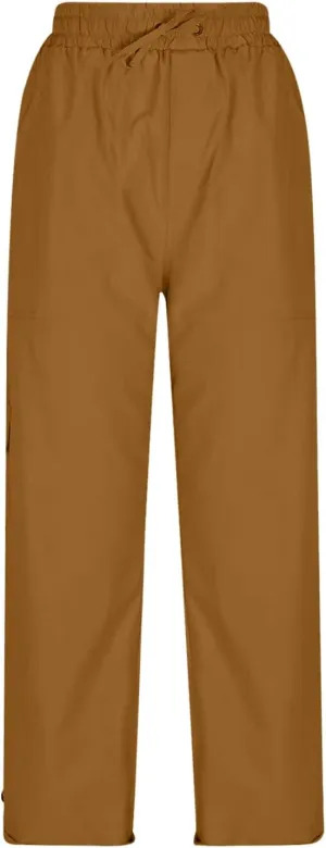 Women Fashion Elastic High Waist Pants with Pockets Trousers Outdoor Casual Sports Loose Cargo Pants