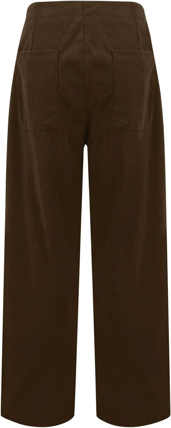Womens Cargo Pants Button Travel Gym Y2K Straight Leg High Waisted Hiking Pants Baggy Trendy Multiple Pocket Trousers