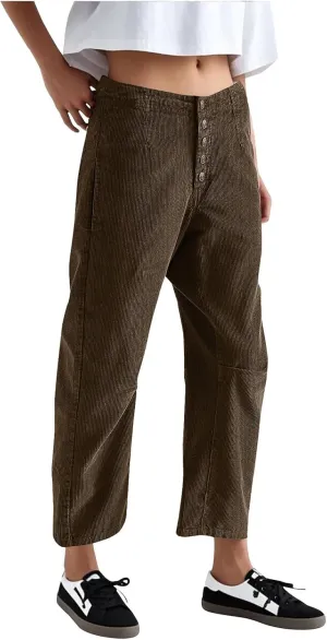Womens Cargo Pants Button Travel Gym Y2K Straight Leg High Waisted Hiking Pants Baggy Trendy Multiple Pocket Trousers