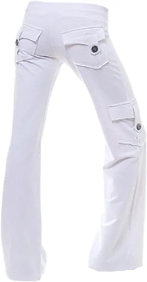 Womens Cargo Pants High Waisted Wide Leg Trousers Elastic Waist Stretch Drawstring Casual Cargo Pants with Pockets