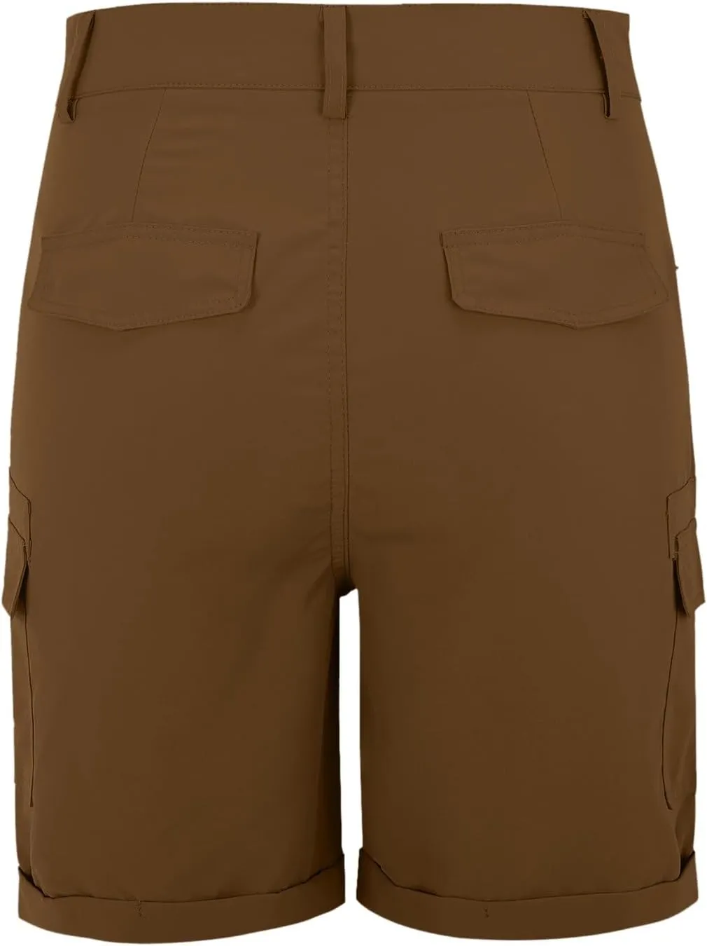 Womens Cargo Shorts Casual 2025 Summer Elastic Solid Shorts Y2K Shorts Slim Fit High Waisted Trendy Streetwear with Pockets