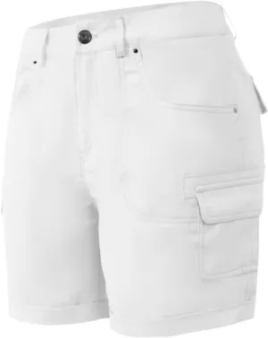 Womens Cargo Shorts Casual 2025 Summer Elastic Solid Shorts Y2K Shorts Slim Fit High Waisted Trendy Streetwear with Pockets