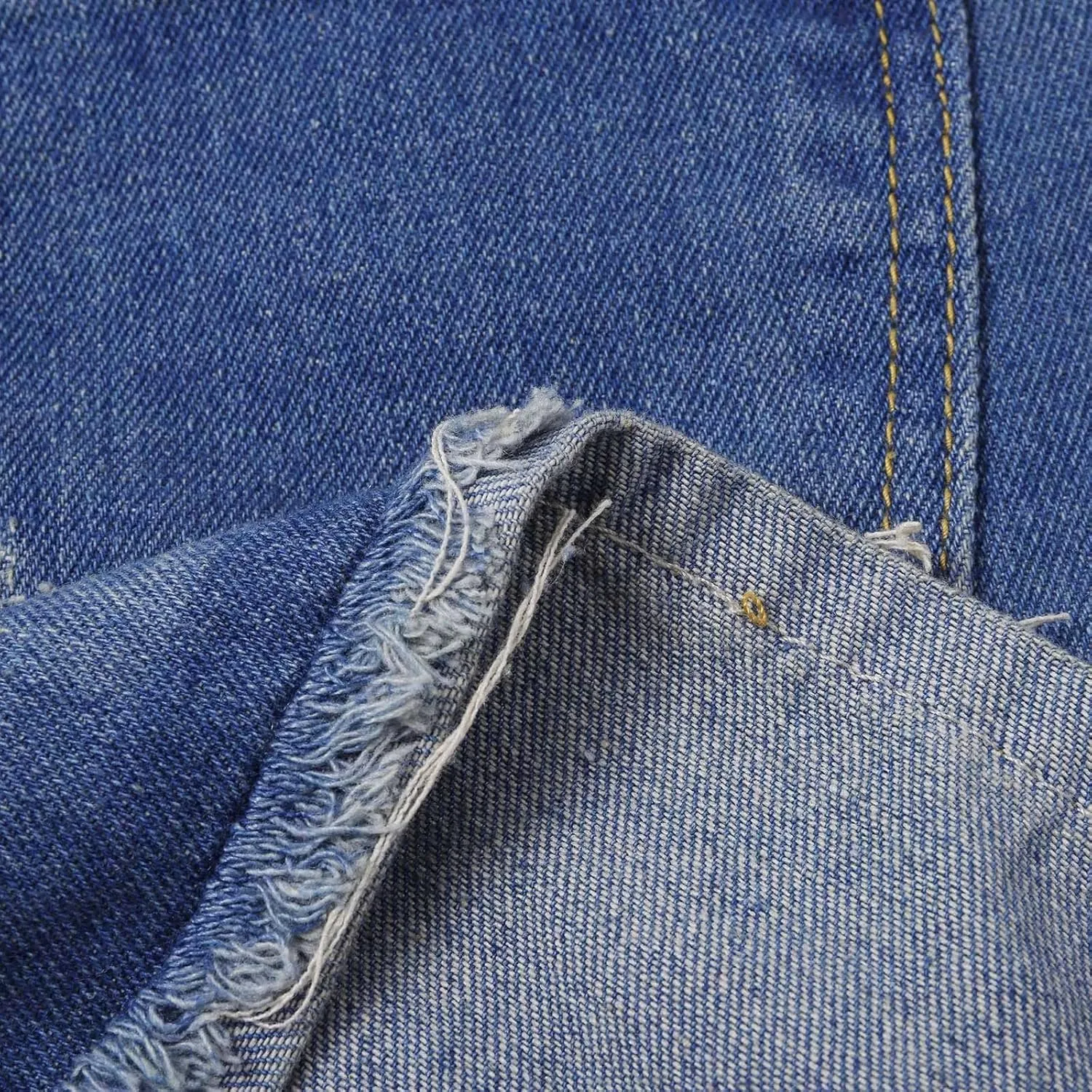 Women's High Waisted Denim Shorts Ripped Hem Frayed Distressed Short Jeans