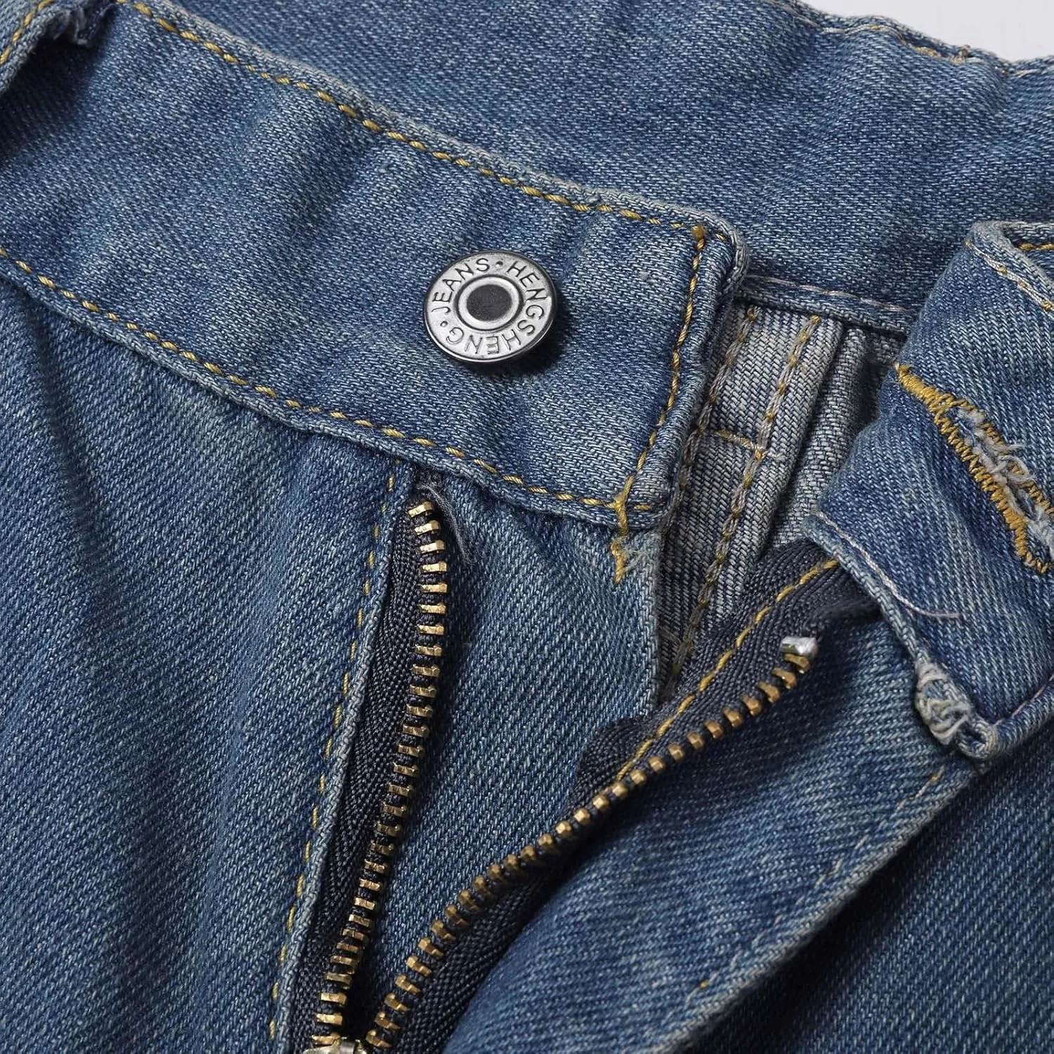 Womens Ripped Denim Shorts Mid Rise Stretchy Distressed Jean Shorts Casual Trendy Frayed Raw Hem Summer Mini Shorts