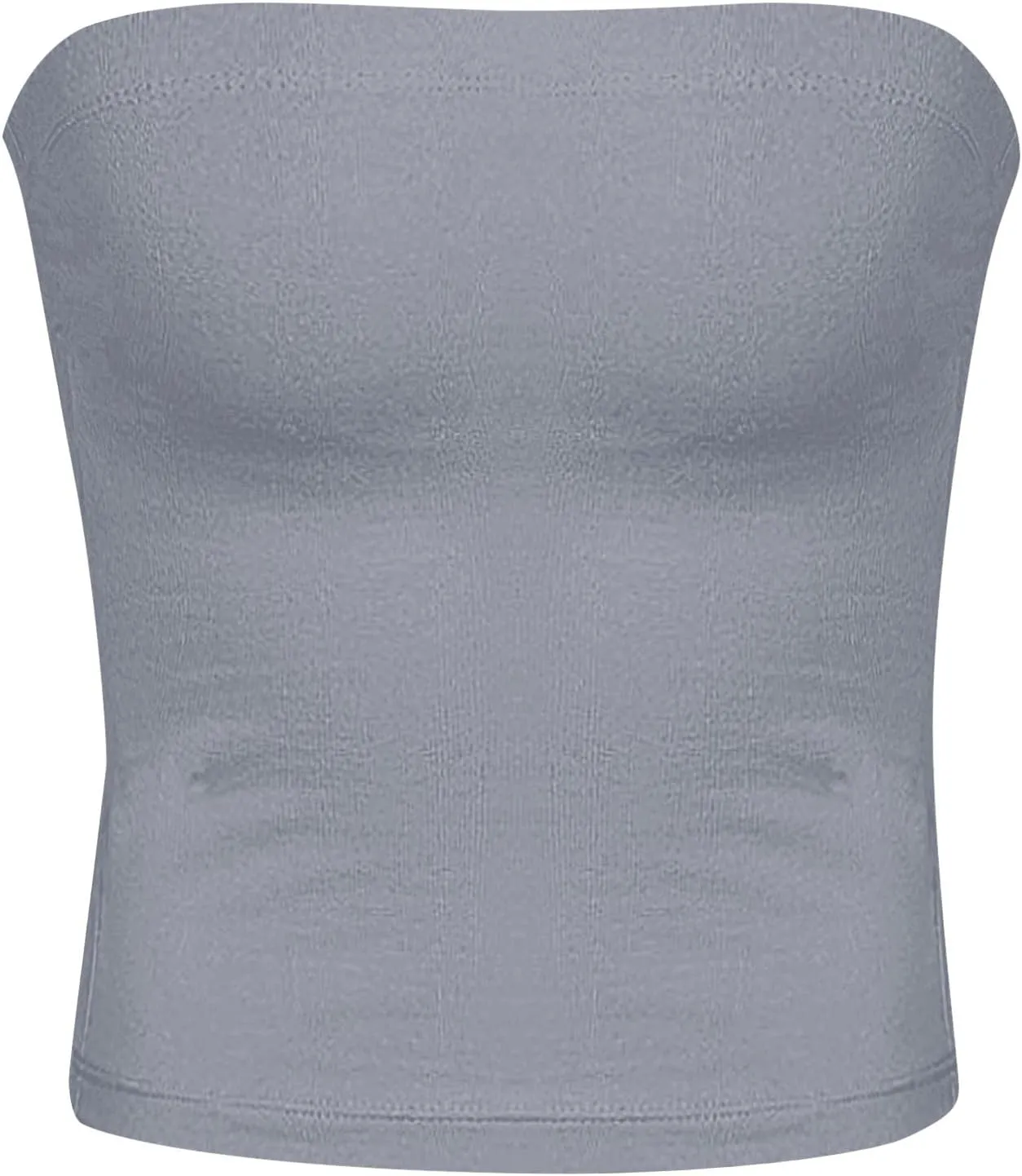 Womens Tube Top Strapless Crop Top Sexy Sleeveless Backless Bandeau Y2K Going Out 2025 Summer Outfits