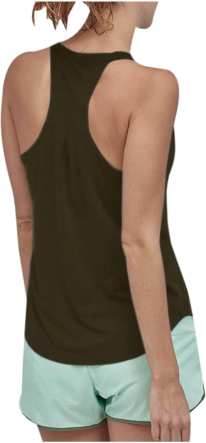 Workout Racerback Tank Tops for Women Sleeveless Athletic Tops Flowy Soft Loose Fit Gym Quick Dry Running Shirts