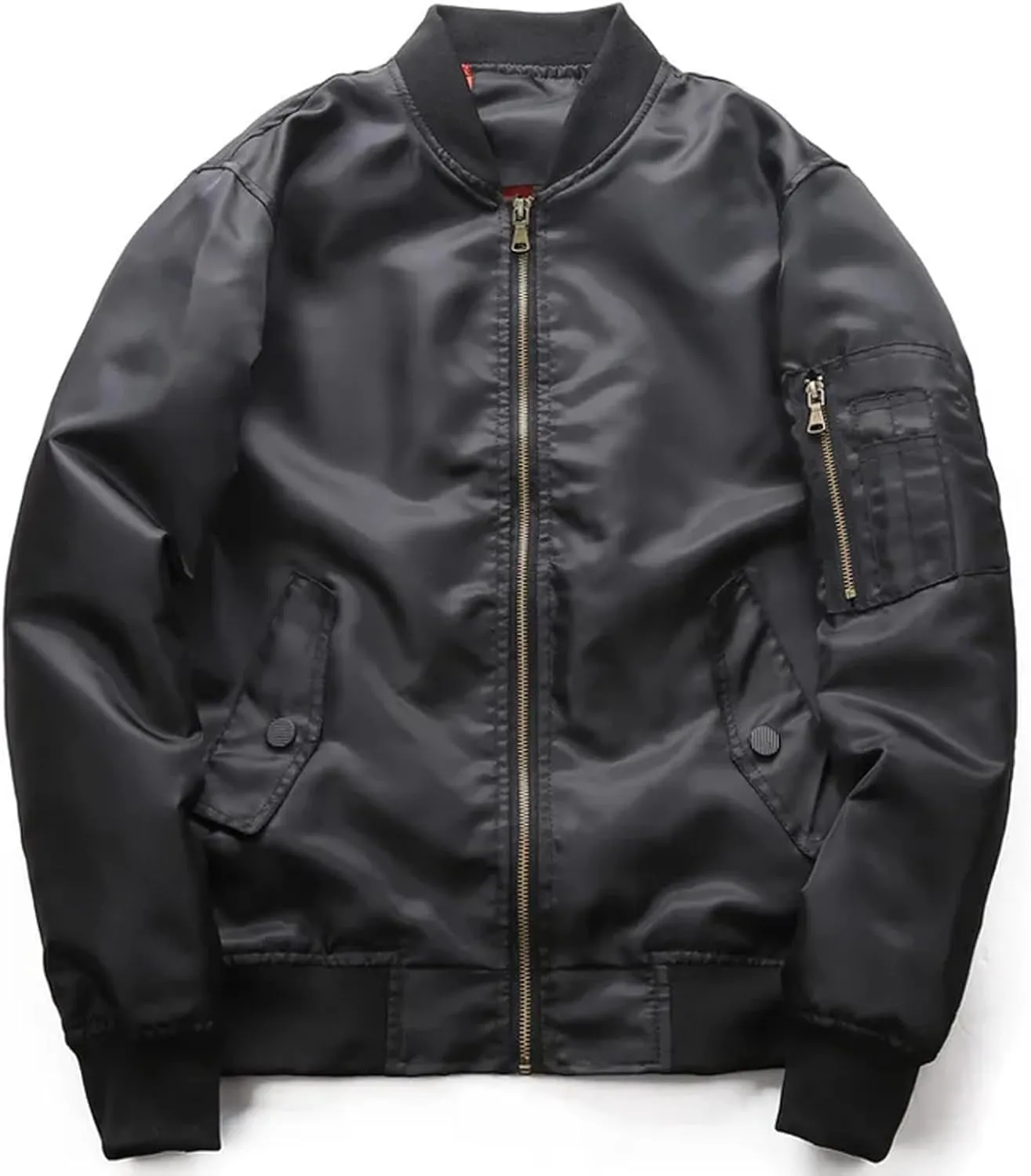 XIAXOGOOL Mens Bomber Jackets Lightweight Waterproof Flight Jacket Casual Softshell Fall Varsity Jacket Coat Windbreaker